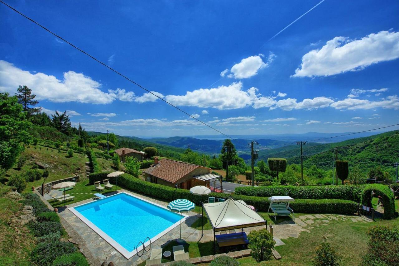 Villa Portole Uno By Posarellivillas Cortona Eksteriør bilde